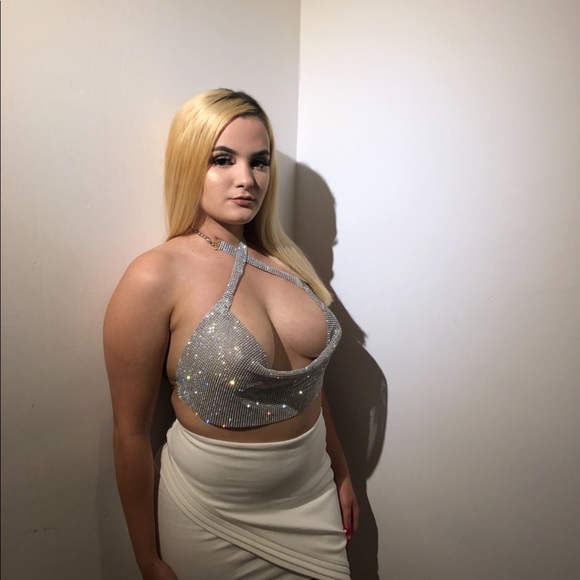 Silver Rhinestone Top - Picture 2 of 7